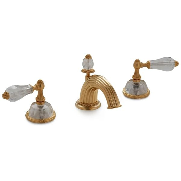  Vòi chậu lavabo cổ điển Rock Crystal bằng đồng - 0914BSN813-RKCR 