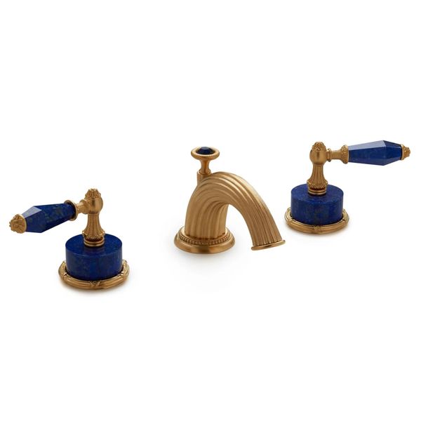  Vòi chậu lavabo cổ điển Lapis Lazuli bằng đồng - 0914BSN821-LAPI 
