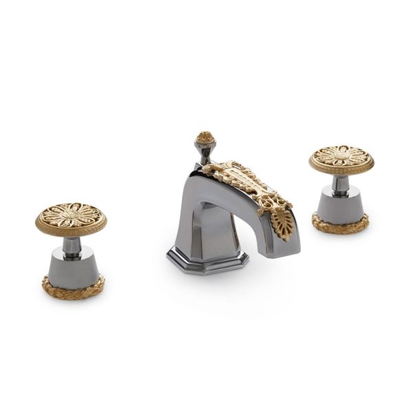  Vòi chậu rửa mặt cổ điển Filigree bằng đồng - 0916BSN 