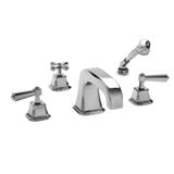 Vòi bồn tắm năm lỗ cổ điển Harrison bằng đồng - 0980DTS824S 