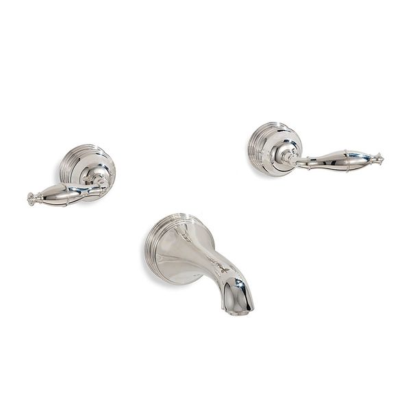  Vòi bồn tắm ba lỗ gắn tường cổ điển Grey Series I bằng đồng - 0990TUB825 