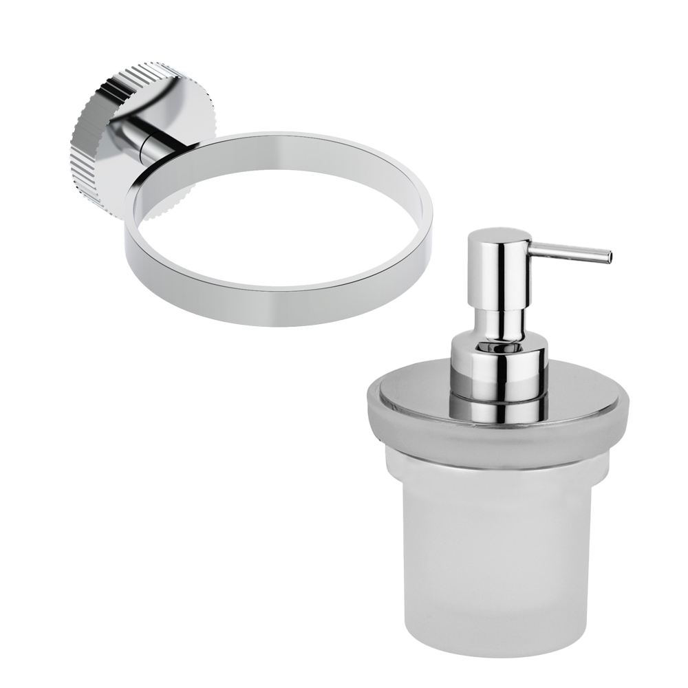  Bình xịt xà bông tắm treo tường bằng đồng Sirius - 1012-D020 