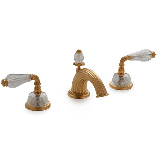 Vòi chậu lavabo cổ điển Rock Crystal bằng đồng - 1029BSN821-RKCR 