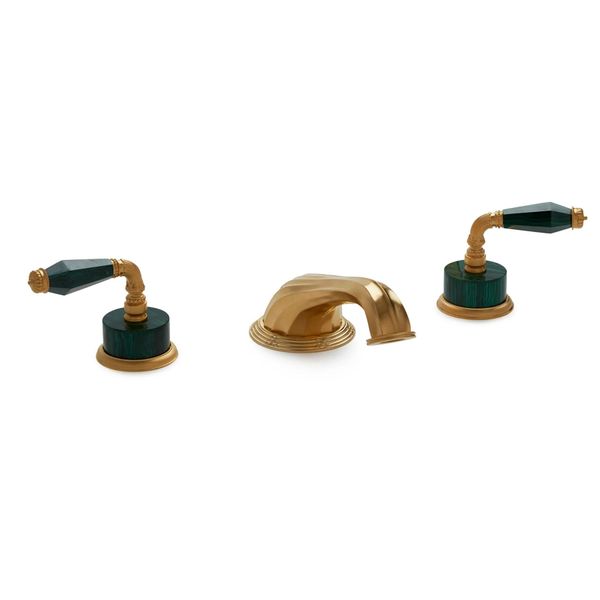  Vòi bồn tắm ba lỗ cổ điển Malachite SW bằng đồng - 1029DKT818-MALA 