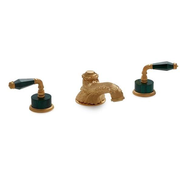  Vòi bồn tắm ba lỗ cổ điển Malachite SW bằng đồng - 1029DKT819-MALA 