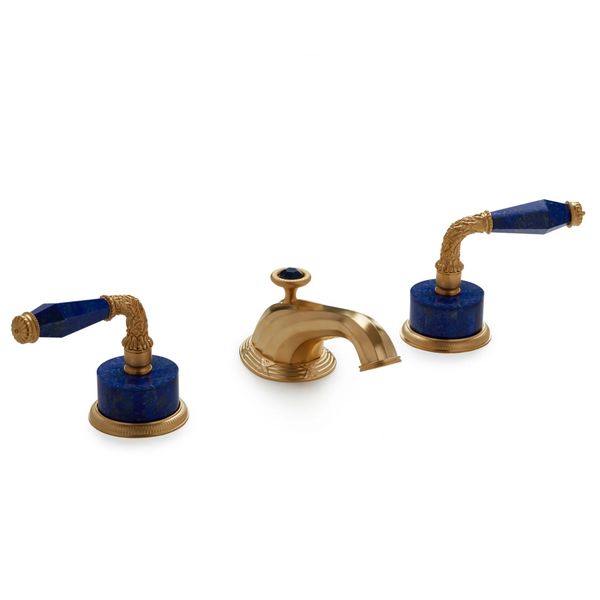  Vòi chậu lavabo cổ điển Lapis Lazuli bằng đồng - 1030BSN818-LAPI 