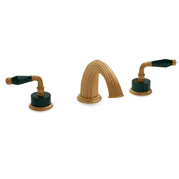  Vòi bồn tắm ba lỗ cổ điển Malachite SW bằng đồng - 1030DKT821-MALA 