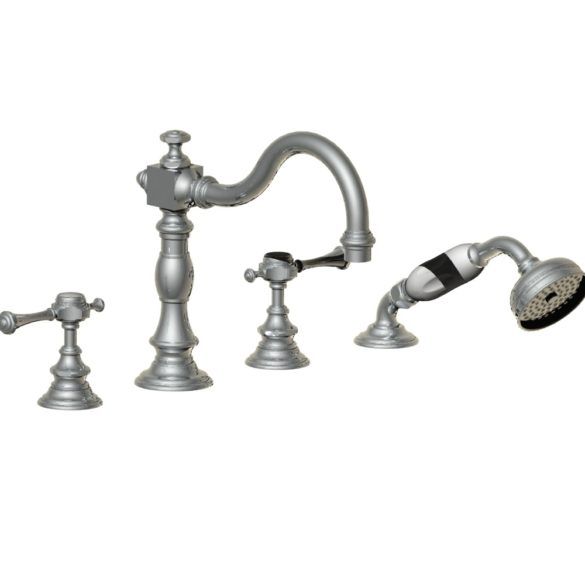  Vòi bồn tắm năm lỗ cổ điển bằng đồng Anthea - 10464 