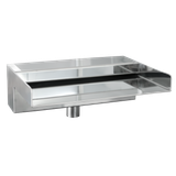  Thác nước hồ bơi âm tường ngoài trời bằng AISI 316L stainless steel (chống thời tiết đại dương) - AQA105O 