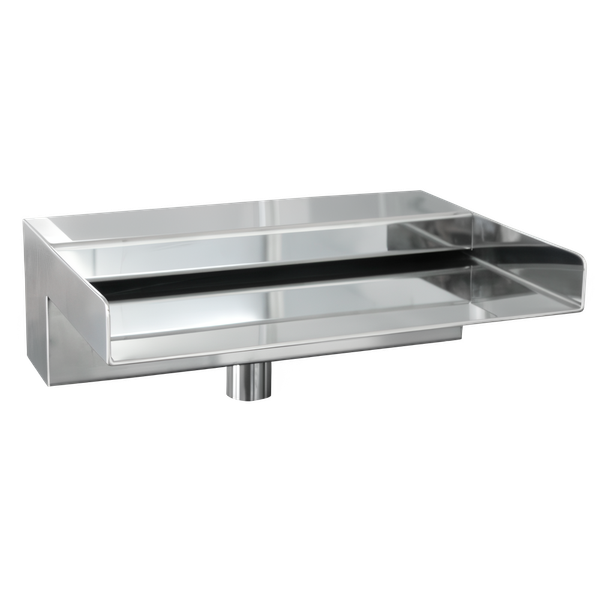  Thác nước hồ bơi âm tường ngoài trời bằng AISI 316L stainless steel (chống thời tiết đại dương) - AQA105O 
