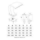  Thác nước hồ bơi ngoài trời bằng AISI 316L stainless steel (chống thời tiết đại dương) - AQA106 
