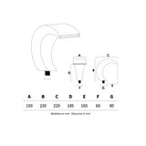  Thác nước hồ bơi ngoài trời bằng AISI 316L stainless steel (chống thời tiết đại dương) - AQA106SPA 