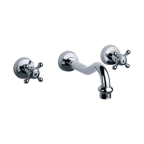  Vòi chậu cổ điển gắn tường bằng đồng Delphi - 10930360 