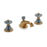  Vòi chậu lavabo cổ điển Hand Painted Ceramic bằng đồng - 1097BSN818-107A-WH 
