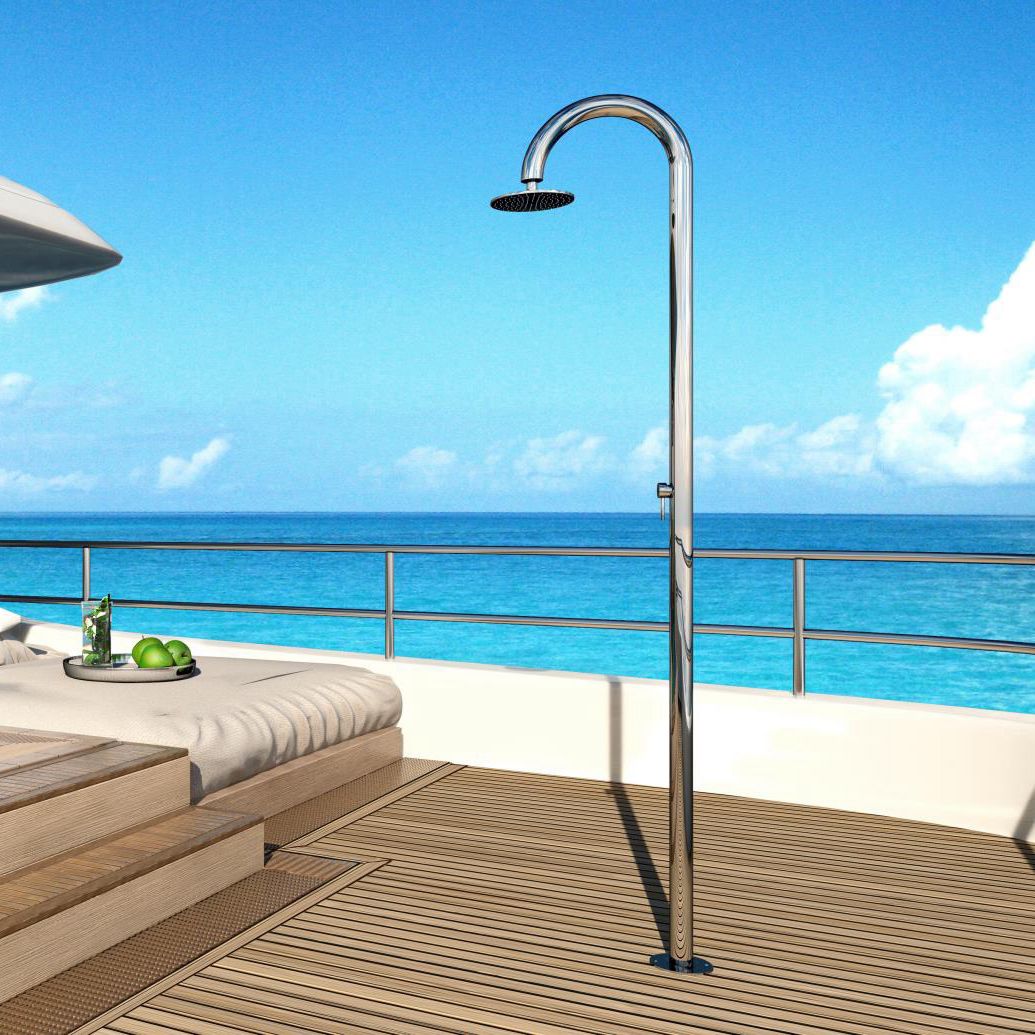  Sen cây ngoài trời chỉ có nước lạnh Sole 60 stainless steel - 11003-S 