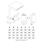  Thác nước hồ bơi ngoài trời bằng AISI 316L stainless steel (chống thời tiết đại dương) - AQA111A 
