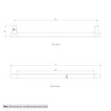  Thanh treo khăn tắm dài 712mm bằng stainless steel 316 Orila 