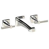  Vòi chậu lavabo 3 lỗ gắn tường cổ điển bằng đồng Zéphyr - 17263 