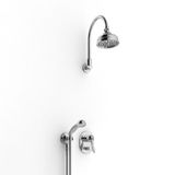  Vòi sen âm tường bát sen Ø125mm cổ điển 802 bằng đồng - 2000DDI160 