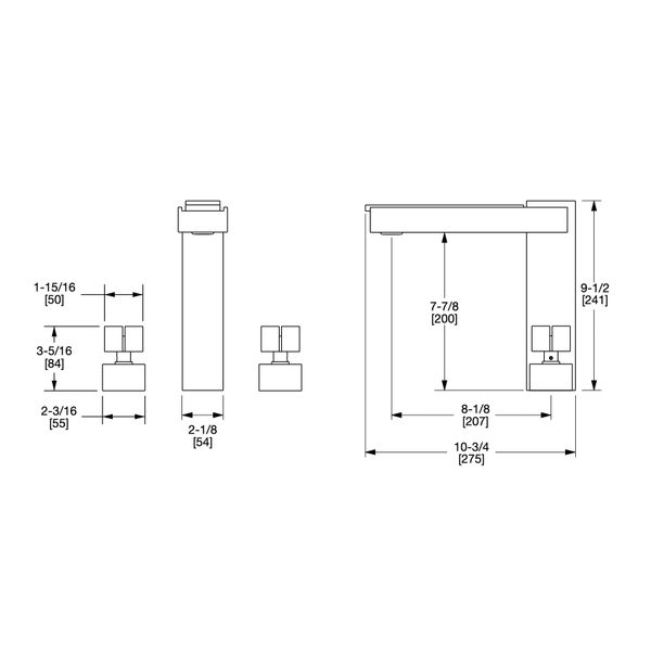  Vòi chậu rửa mặt bằng đồng Apollo Metal - 2003BAR801 