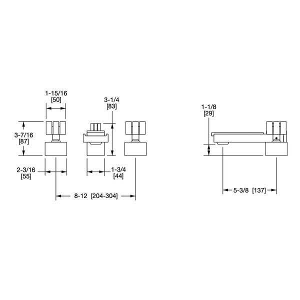  Vòi chậu rửa mặt bằng đồng Apollo Metal - 2004BSN801 