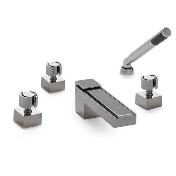  Vòi bồn tắm năm lỗ Apollo Metal bằng đồng - 2012DTS801 