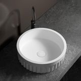  Chậu lavabo solid surface tròn đường kính Ø400mm - 2114 