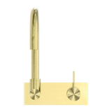  Vòi chậu lavabo gắn tường xoay 180 độ bằng đồng Accem - 221910p 