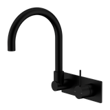  Vòi chậu lavabo gắn tường xoay 180 độ bằng đồng Accem - 221910p 