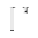  Vòi chậu lavabo gắn tường dài 187mm bằng đồng Biane - RN321510e 