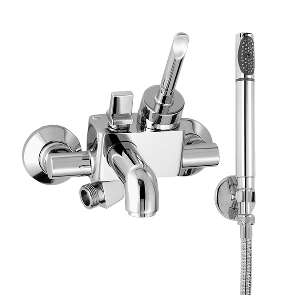  Vòi bồn tắm có vòi sen cầm tay gắn tường bằng đồng Box - 3267 