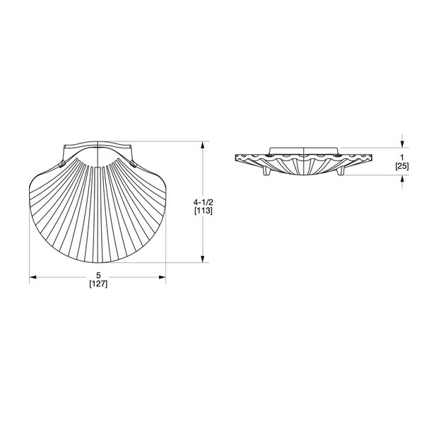  Đĩa xà bông tắm Small Shell - 3313 