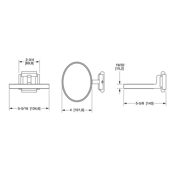  Giá treo đĩa xà bông tắm Nouveau bằng đồng - 3373 