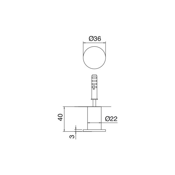  Móc treo áo phòng tắm Z316 stainless steel - 33A06400A00 