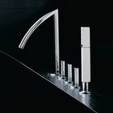  Vòi bồn tắm năm lỗ Moon bằng đồng - 3900BVX060 