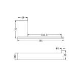  Móc treo giấy vệ sinh không nắp chụp stainless steel Alice - 4686 