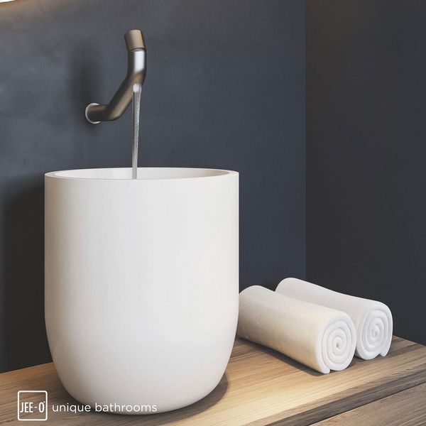  Vòi chậu rửa mặt gắn tường Flow stainless steel - 5001500 