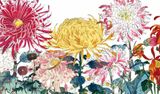  Giấy dán tường Alan Chain Flower - 504-004 