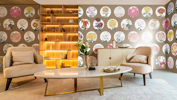  Giấy dán tường Alan Chain Flower - 505-003 