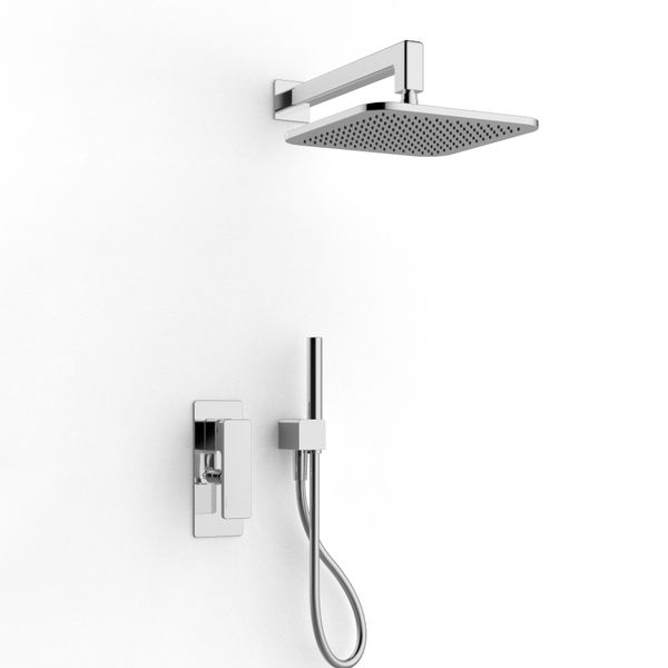  Vòi sen gắn tường bát sen 260 x 260mm Qquadro bằng đồng - 5700DDI090 