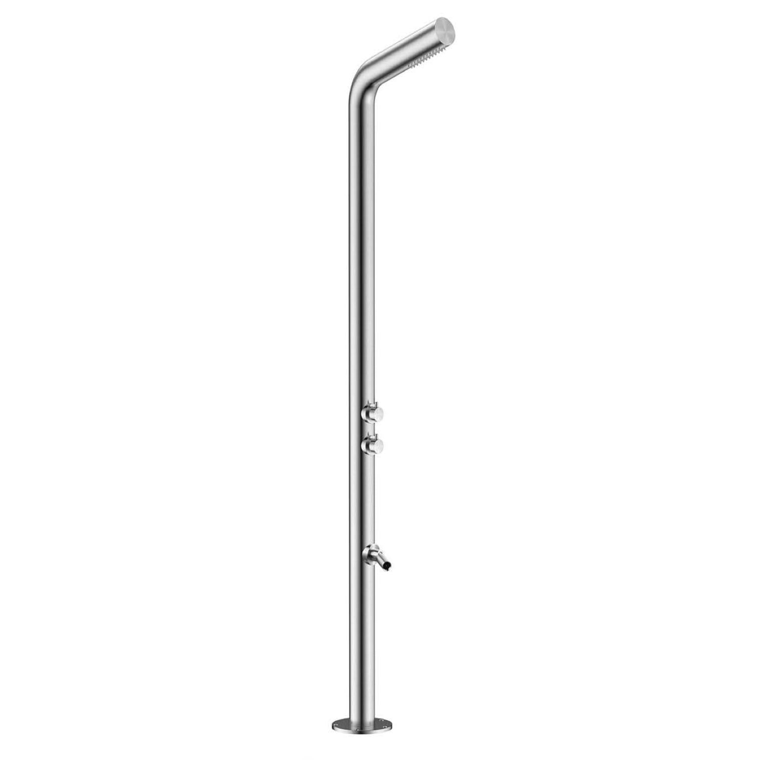  Sen cây ngoài trời có vòi rửa chân bằng stainless steel - 60003 