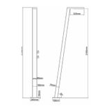  Sen cây ngoài trời có vòi rửa chân bằng stainless steel - 60036 