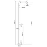  Sen cây ngoài trời bằng stainless steel - 60038 