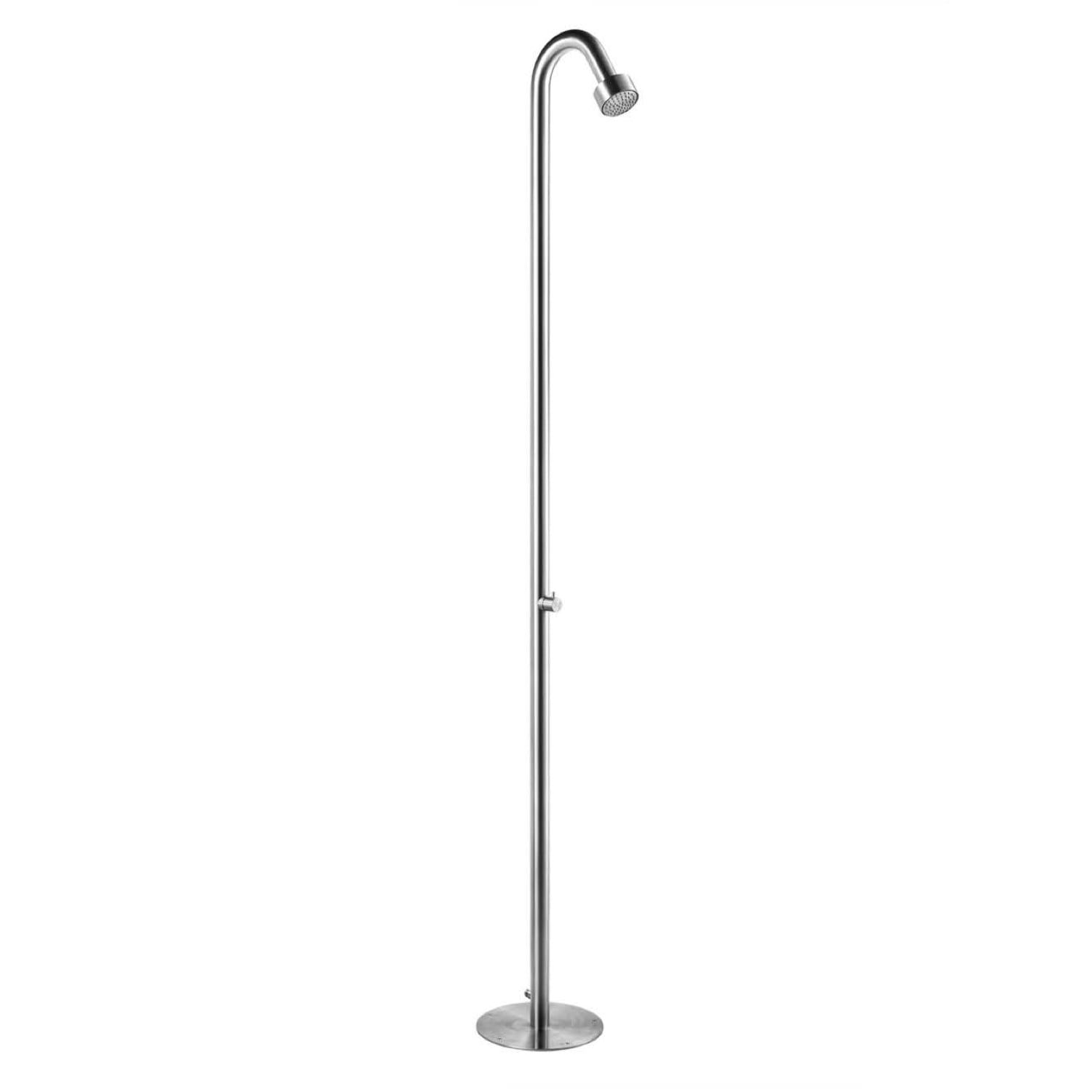  Sen cây ngoài trời chỉ có nước lạnh với ống nước lộ thiên bằng stainless steel - 60062 