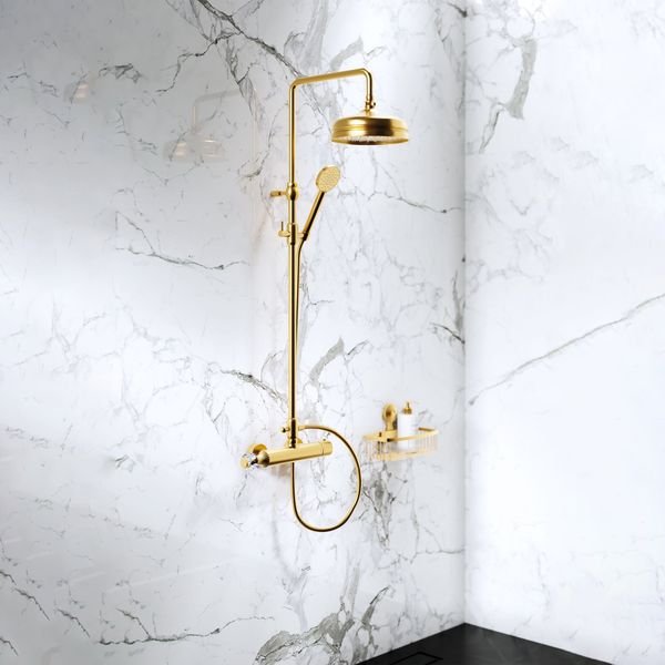  Sen cây gắn tường điều chỉnh nhiệt độ cổ điển Cronos Crystal bằng đồng - 63720462.021 