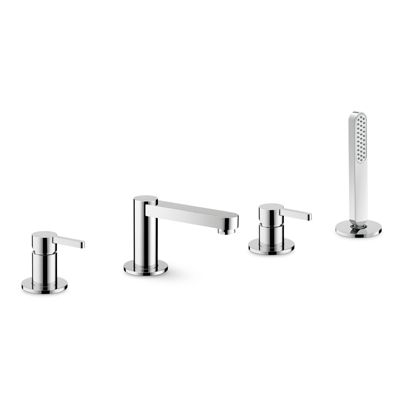  Vòi bồn tắm bốn lỗ bằng đồng Ergo - 65882C 