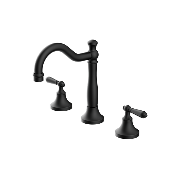  Vòi chậu lavabo 3 lỗ bằng đồng Kory - 692102a02 