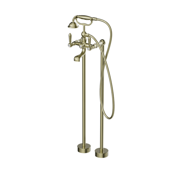  Vòi bồn tắm gắn sàn có sen cầm tay bằng đồng Kory - 692103a02 