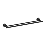  Thanh treo khăn đôi phòng tắm dài 600mm bằng đồng Kory - 6924d 