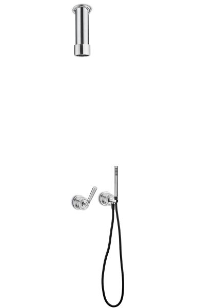  Bộ vòi sen âm trần có sen cầm tay Soho stainless steel - 7006442 